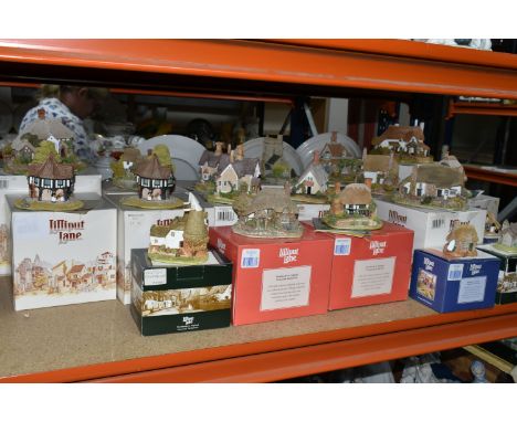 TWENTY BOXED LILLIPUT LANE SCULPTURES FROM THE SOUTH EAST AND SOUTH WEST COLLECTIONS, most with deeds unless mentioned, compr