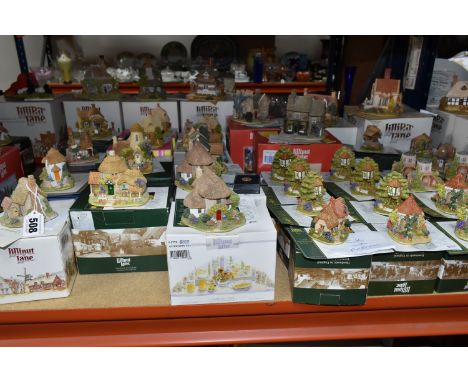 THIRTY NINE BOXED LILLIPUT LANE SCULPTURES FROM VARIOUS COLLECTIONS, with deeds unless mentioned, comprising fourteen from Sy