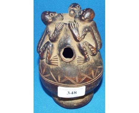 An African ceramic pipe