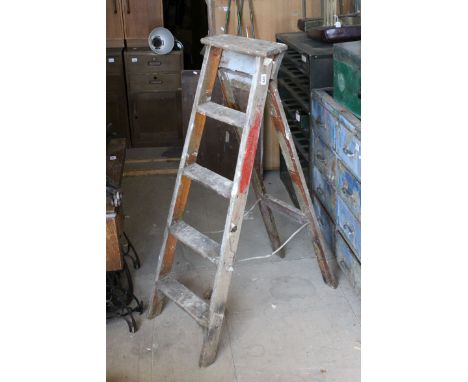 Set of Wooden Step Ladders