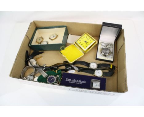A collection of vintage watches to include Avia, Junghans and Timex.