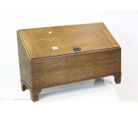 Light Oak Storage Shoe Box