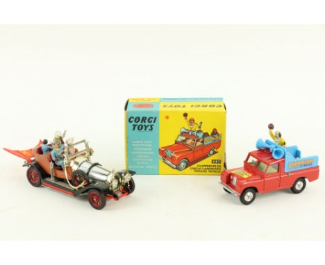 [Corgi]:&nbsp;An original die cast Model of 'Chitty Chitty Bang Bang,' with figures (lacks additional embellishments) no box;