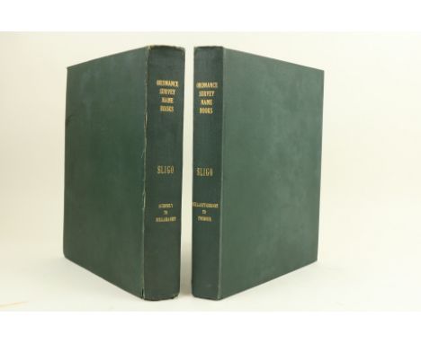Co. Sligo:&nbsp; [O'Flanagan (M.)ed]&nbsp;Ordnance Survey - Name Books No 117, Achonry to Killaraght, and No. 118, Kilaspugbr