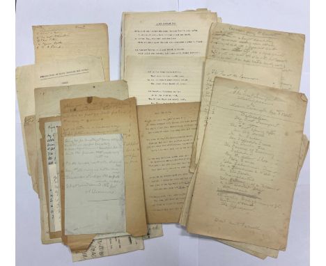 The Republican Poetess  Cavanagh MacDowell (Maeve) A folder containing a large collection of her original poetry, many signed