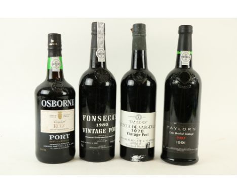 Port:&nbsp;Taylor's Quinta de Vargellas 1978 Vintage Port, 1 bottle; Taylor's late bottled Vintage Port 1991, 1 bottle; Fonse