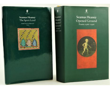 Heaney (Seamus)&nbsp;The Spirit Level,&nbsp;8vo Lond. (Faber &amp; Faber) 1996.&nbsp;First Edition, Signed by Author; also&nb