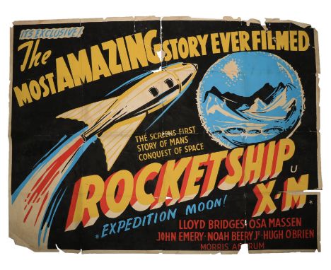Cinema Poster:&nbsp;&nbsp;Rocketship X-M, [1950] starring Lloyd Bridges, Osa Masen, John Emery, Noah Berry Junior, directed b