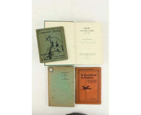 Poetry:&nbsp; MacManus (M.J.)&nbsp;&nbsp;Connacht Songs, sq. 12mo D. (Talbot Press) 1927.&nbsp;First Edn., orig. pictorial bo