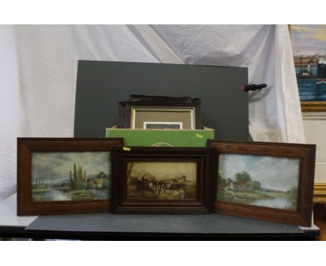 Quantity of prints, to include equestrian, fox hunting etc 