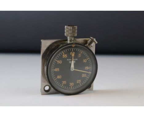 A vintage Heuer Auto-Rallye Dashboard Timer. 