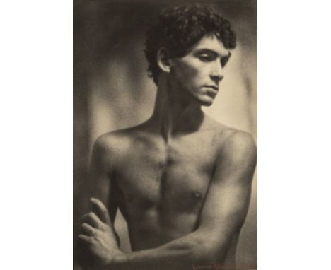 Laure Albin GUILLOT (1879-1962)EphebeSilver print signed lower right41,5 x 29,5 cmFrench photographer, working in particular 