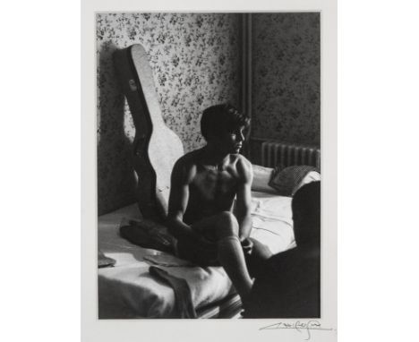Lucien CLERGUE (1934-2014)El Cordobes in his room Hotel Imperator Nîmes 1963Silver print signed in the lower right corner.Pri