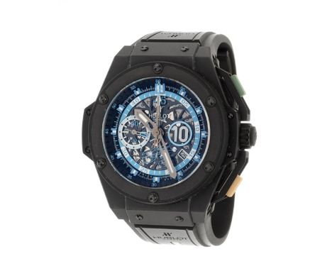 HUBLOT King Power Diego Maradona Ceramic 48 mm watch, year of manufacture 2013. Limited Edition 366/500, ref. 716.CI.1129RX.D