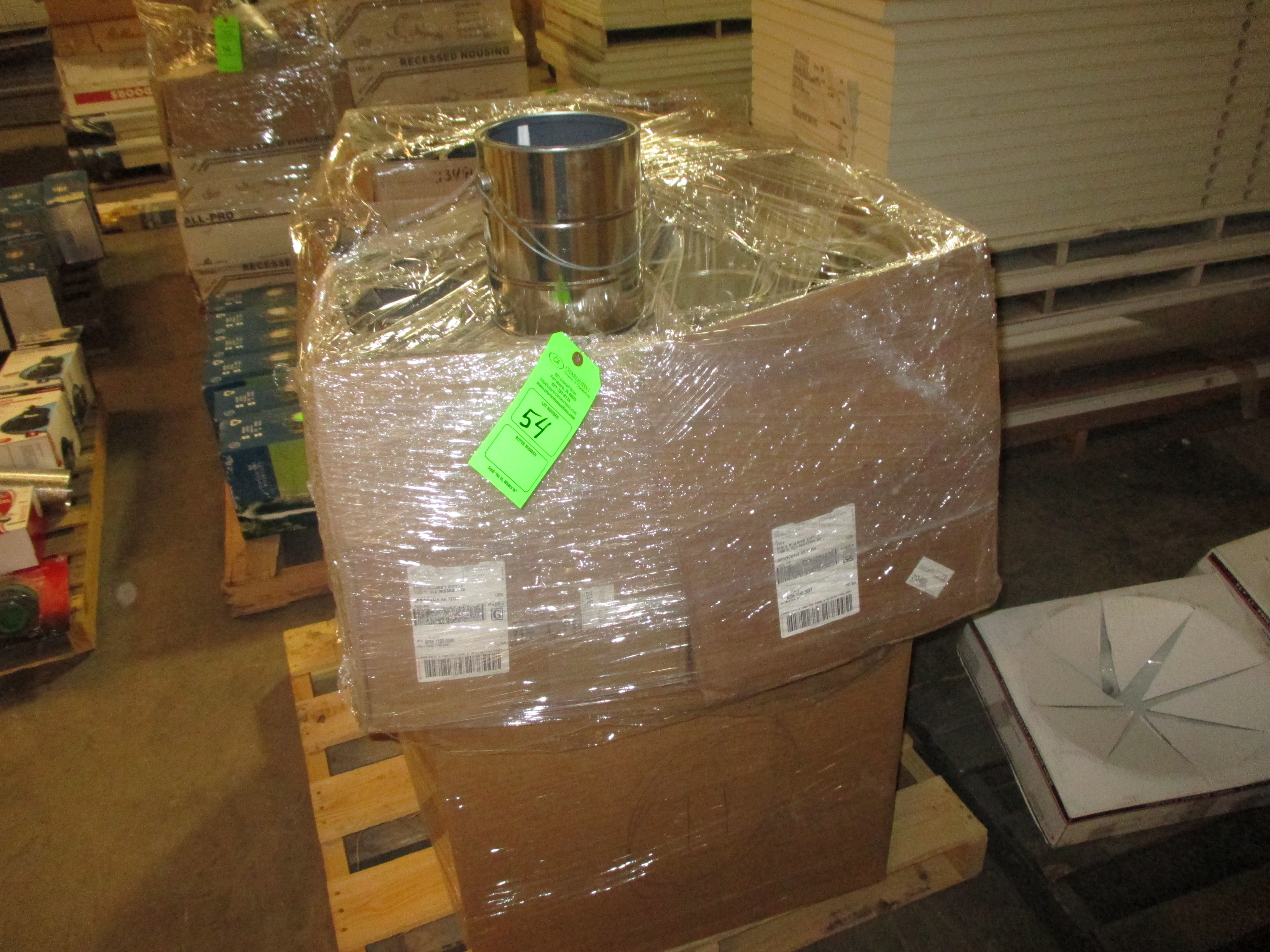 PALLET OF EMPTY 1 GALLON PAINT CANS