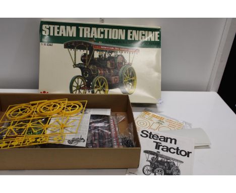 A boxed Bandai steam traction engine model (un-checked) 