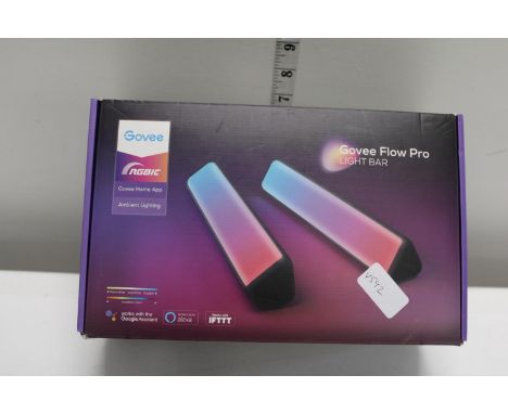 A boxed Govee flow pro light bar 