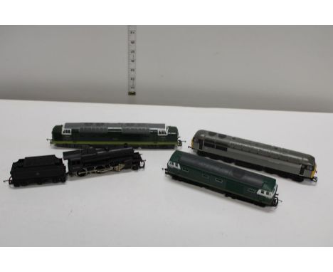 Two Hornby &amp; two Lima locomotives 