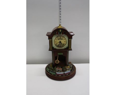 A novelty Flying Scotsman mantle clock 
