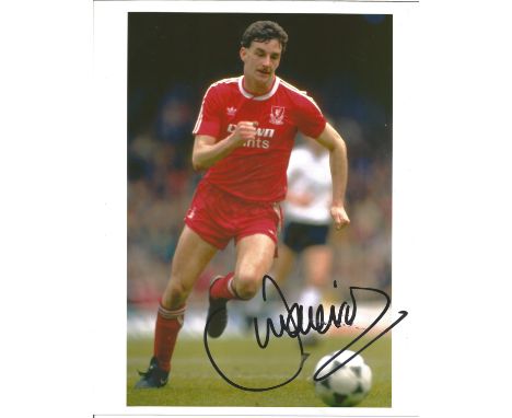 Football John Aldridge 10x8 signed colour photo pictured playing for Liverpool. John William  Aldo  Aldridge (born 18 Septemb