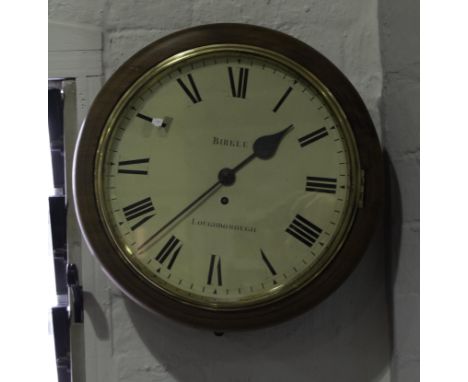 Birkle of Loughborough, fusee wall clock.