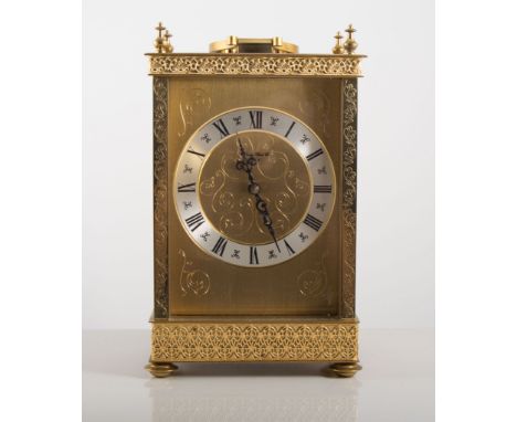 Large quartz clock and a figural clock, (2).