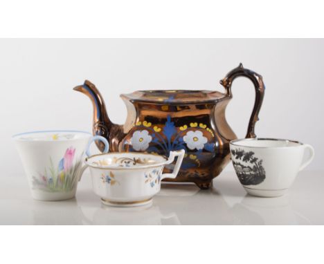 A collection of Victorian and later, cups and saucers, and  teaware, (quantity).