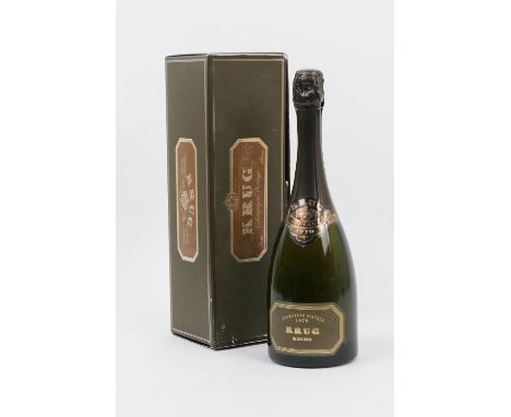Krug vintage champagne, 1979, one bottle, original box 
