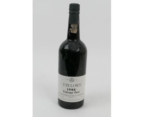 Taylor's vintage port, 1985, one bottle 