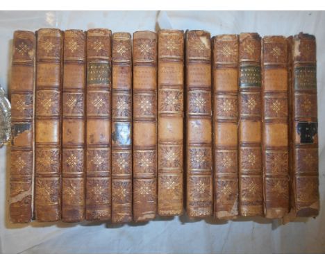HENRY R. The history of Great Britain 4th ed. 1803-06, London, 12 Vols. cont H cf 1 part frontis. 2bds. det
