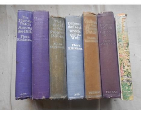 KLICKMANN, F.   The Flower-Patch Garden Book   1st.ed. 1933, London, plus  Weeding the Flower Patch Garden  1st.ed. 1946, Lon