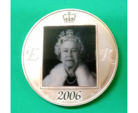 2006 silver Lenticular medal 51 grams and 5000 issued