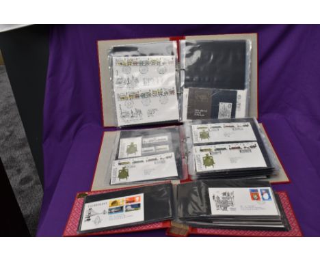 Three albums of GB Presentation Packs and First Day Covers