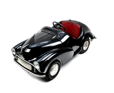 A 'Minor Junior' child's pedal car, British, 1990s,by The Morris Minor Centre, Bath, originally launched at the 1991 Earls Co