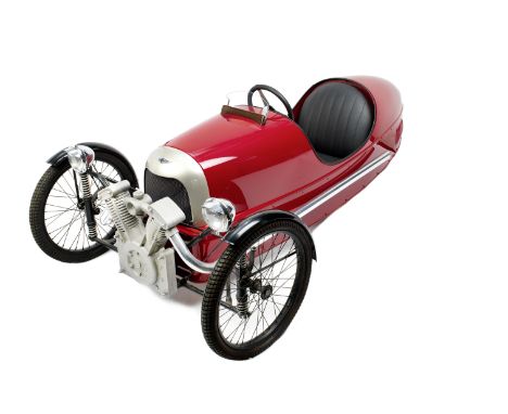 A Morgan 'SuperSport Junior' Three Wheeler child's pedal car by Morgan Motor Co.Ltd, 2009,approximately 2/3 scale, a limited 