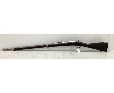 Franco Prussian War French Model 1866 Chassepot 11mm Bolt Action Rifle, manufactured 1867 with matching serial number '11906'