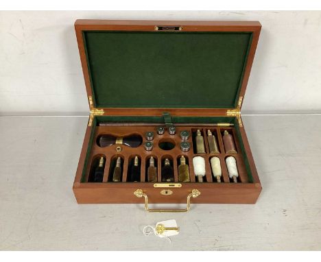 Shotgun Maintenence Tools, some marked William Powell &amp; Son, contained within a wooden case.