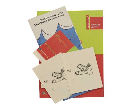 ▲ Tracey Emin RA (b.1963) 'Singing Bird'two lithographic temporary tattoos, each from an unnumbered edition of 1500 produced 