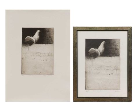 ▲ Pedro Escalona (Spanish, b.1949) White doveetching, signed 'Escalona' in pencil l.r., inscribed and dated 'P/A 22.04.89' l.
