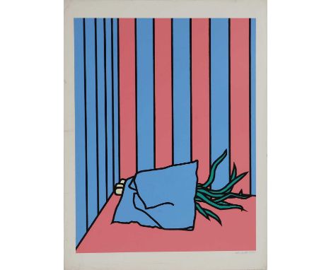 ▲ Patrick Caulfield RA (1936-2005) 'Napkin and Onion' screenprint in colours, signed 'Patrick Caulfield' and numbered '22/72'