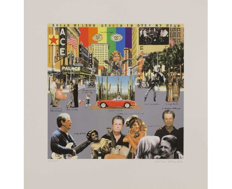 ▲ Sir Peter Blake RA (b.1932) 'Gettin' In Over My Head'screenprint in colours, 2010, signed 'Peter Blake' in pencil l.r., num