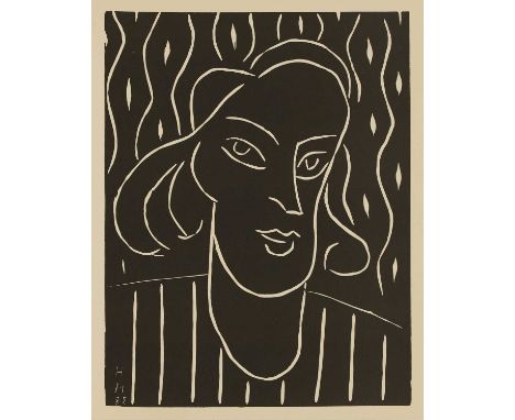 ▲ Henri Matisse (French, 1869-1954) 'Teeny', linocut, monogrammed and dated in the plate l.l., published for XXe Siècle, Pari