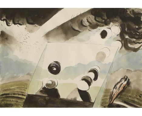▲ Michael Cullimore (1936-2021) 'Still Life with Comet'signed and dated 'Culllimore/1986' u.r., pen and ink and watercolour38
