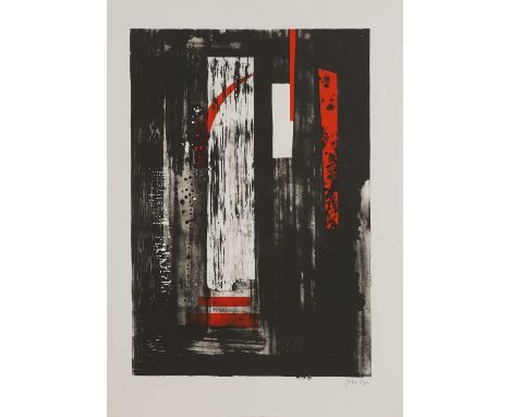 ▲ John Piper CH (1903-1992) 'Leckhampstead, Berkshire: a Victorian Church by S.S. Teulon' (Levinson 134)lithograph in colours
