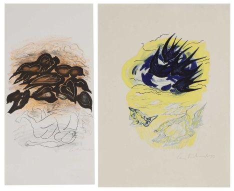 ▲ Ceri Richards (1903-1971) 'Elegiac Sonnet I';'Elegiac Sonnet II'two lithographs in colour, both signed and dated 'Ceri Rich