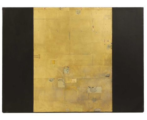▲ Russell Frampton (b.1961) 'Golden Lore’ signed 'Russell Frampton', inscribed with title and dated '2019' on a label verso, 