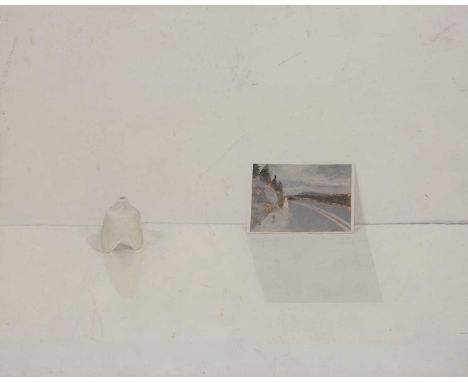 Andreas Rüthi (Swiss, b.1956) 'Sherman Object'signed 'Andreas Ruthi', inscribed with title and dated '1999' verso, oil on boa
