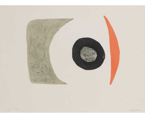 ▲ Lynn Chadwick RA (1914-2003) 'Moon Series E'lithograph in colours, signed and dated 'Chadwick 65' l.r., inscribed 'Proof fo