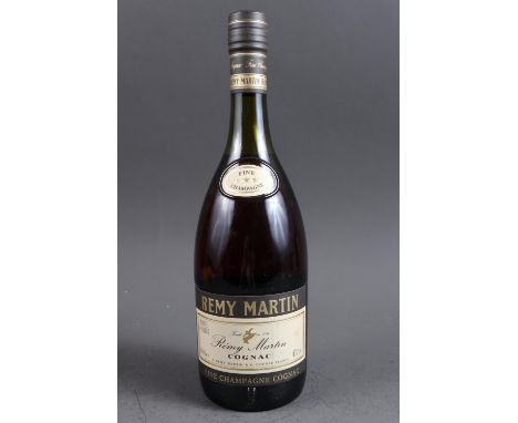 A bottle of Remy Martin fine champagne cognac 