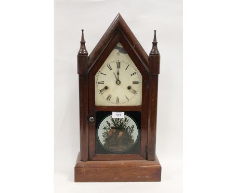 A VINTAGE SETH THOMAS STEEPLE CLOCK
